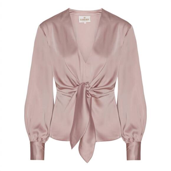 NEW KARMAMIA women's blair blouse in semi rich blush